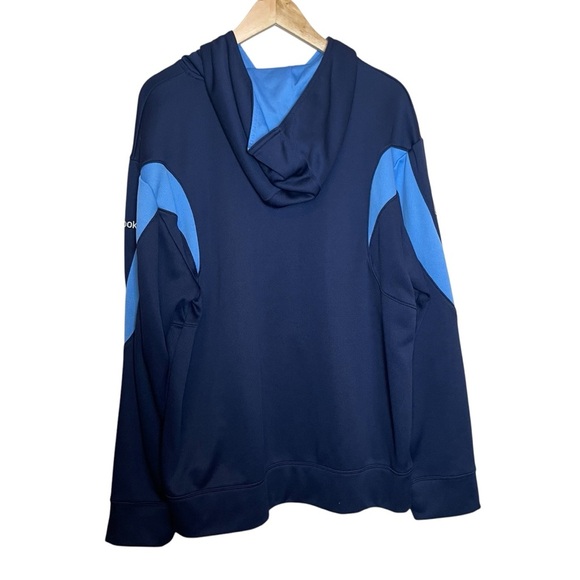 Reebok Tennessee Titans Hoodie Sweatshirt Pullover Embroidered NFL On Field LG - Picture 4 of 11